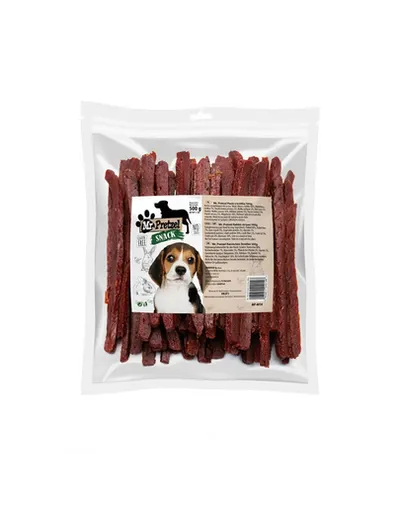 MR. PRETZEL Fâșii iepure 500 g recompensă naturală câini