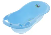 Cadita Tega Baby Happy Turtle 86 cm Albastra cu senzor de temperatura