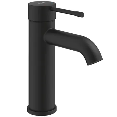 Baterie lavoar Grohe Essence 24172KF1, 3/8 inch, marimea S, cartus ceramic, monocomanda, fara ventil, Negru