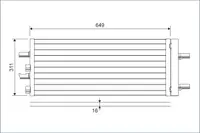 Condensator climatizare (cu uscator) potrivit VOLVO XC70 II; BMW 1 (F40), 2 (F45), 2 GRAN COUPE (F44), 2 GRAN TOURER (F46), 2 GRAN TOURER VAN (F46), X1 (F48), X2 (F39); MINI (F55), (F56), (F57) 1.2-3.