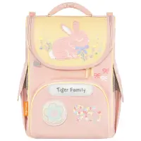 Ghiozdan neechipat, Tiger Family, Nature Quest Pro 2S, Bows and Bunny