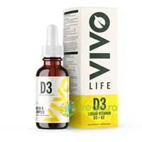 Vitamina D3 Lichida + K2 2000UI 50ml