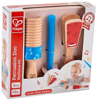 Set de instrumente muzicale pentru copii Hape - Percutie din lemn