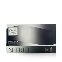 Manusi profesionale din nitril -ROIAL ITALIA - Negru - S