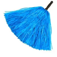 Pom pom majorete albastru
