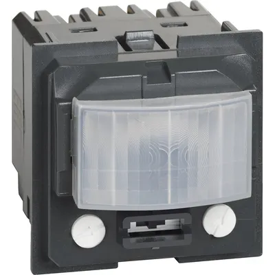 Intrerupator cu senzor de miscare pasiv cu raze infrarosii 2 module Bticino Living Now K4430