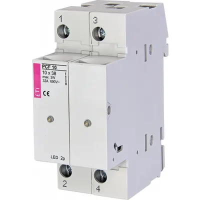 Separator bipolar cu fuzubile PCF 10 2p L PCF 10 2p LED