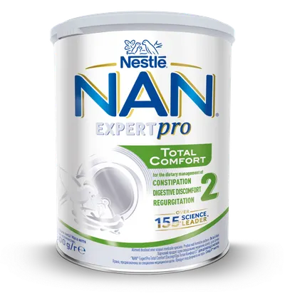 Formula de lapte praf Nan Expert Pro Total Comfort 2 de la 6 luni, 800g, Nestle