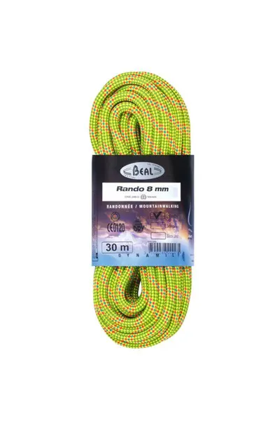 Corde Beal Rando 8 mm 20 m galben Golden Dry UNICORE