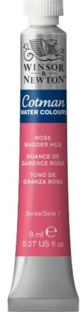 Winsor & Newton Cotman Watercolour Paint - Rose Madder, 8 ml