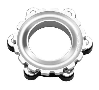 Adaptor Centerlock la 6 șuruburi (6-bolt), 15 mm, Kross, argintiu.