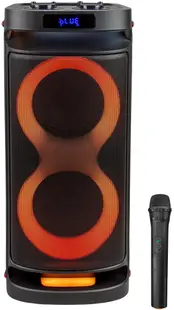 Sistem audio Xmart - X-BASS BS60, cu microfon wireless, negru