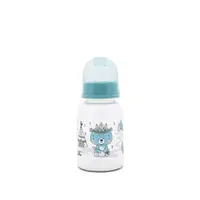 Biberon cu tetina de silicon Lorelli Baby Care Simple 125 ml Aqua Blue 0+