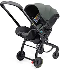 Scoică auto cu șasiu 2 în 1 Doona - X, i-Size, 40-87 cm, Slate Green