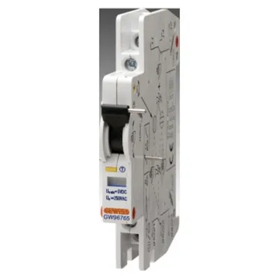 Contact auxiliar pentru Protectie motor - POSITION 1NO+1NC - 0,5 module