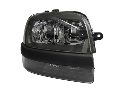 Far fata Dreapta (H1/H7, electric, fara motoras, culoare insert: negru, culoare semnalizator: fumuriu) potrivit FIAT DOBLO, DOBLO/MINIVAN