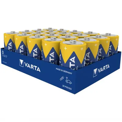 Baterii D R20, cutie 20 Buc. Varta