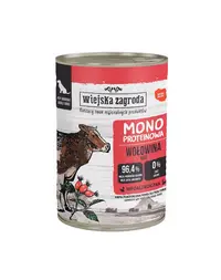 WIEJSKA ZAGRODA Hrana umedă monoproteică cu vită pentru câini 6x400 g