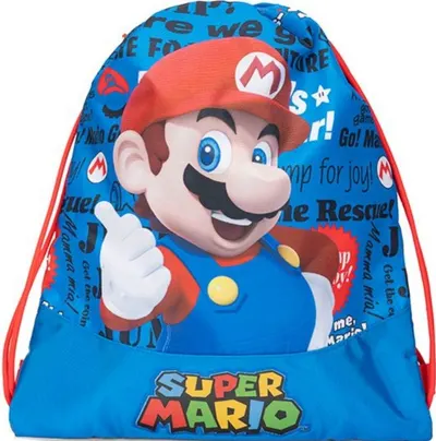 Panini Super Mario Sports Bag - Albastru