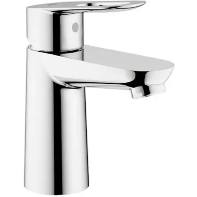 Baterie lavoar Grohe Bauloop 23337000, 3/8, marimea S, monocomanda, cartus ceramic, Crom
