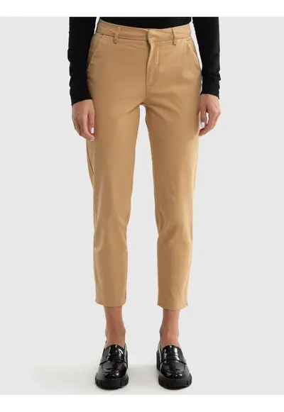 Pantaloni crop Danai - Bej