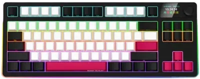 Tastatură mecanică Lorgar - KBP70TKLW, wireless, Linear, RGB, negru/roșu
