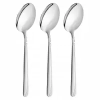 Linguri de supă Kamille – set 3 bucăți din oțel inoxidabil Engros