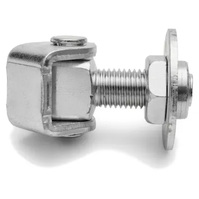 Balama reglabila cu guler M20, galvanizata, lungime 44-66 mm, pentru porti si portite