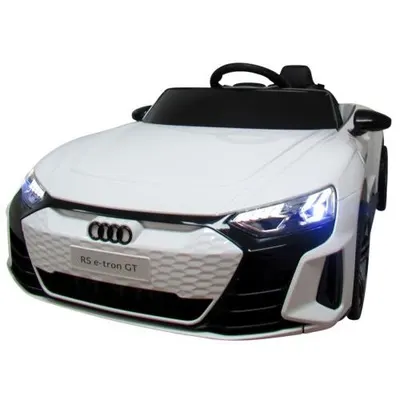 Masinuta electrica pentru copii R-Sport 70W cu telecomanda Audi E-Tron alb