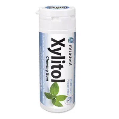 Guma de mestecat Peppermint XYLITOL, Miradent | 30 buc
