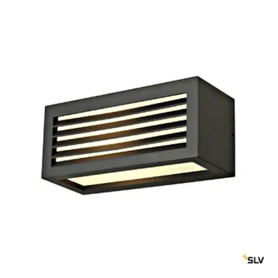 BOX-L E27 lampă de perete, pătrat, antracit, E27, max. 18W