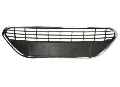 Grila bara fata potrivit FORD FOCUS 2008-2012 - mijloc, set, negru/crom