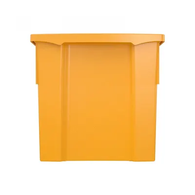 Cutie de depozitare stivuibila pentru scoala si gradinita, marimea XL galben
