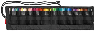 Penar echipat roll-up, 72culori/set, Black Edition Faber-Castell