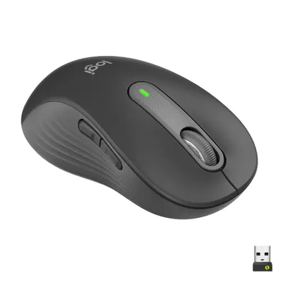 Mouse Logitech - Signature M650 L Left, optic, wireless, negru