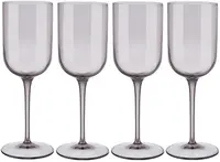 Set pahare de vin Blomus - Fuum, 280 ml, 4 buc, maro fumuriu