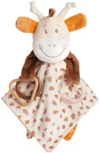 Jucarie moale pentru imbratisare Amek Toys - Girafa, 25 cm