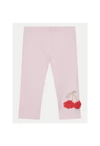 Pantaloni fete - 304732072 - Bumbac organic - Roz - Roz
