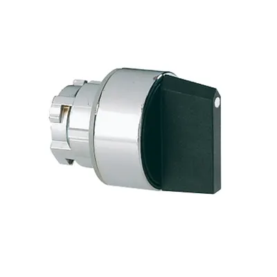 Selector Switch Actuator Knob, Ø22mm 8lm Metal Series, 2 Pozitii, 0 - 1