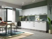 Mobila Bucatarie Elva 343.2 cm Alb Perlat - Configuratia 12