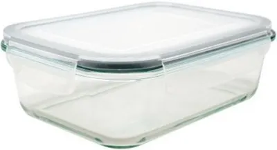 Cutie de sticlă pentru alimente Nerthus - 370 ml, cu inchidere ermetica