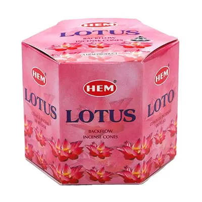 Conuri Parfumate Backflow, Lotus