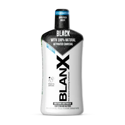 Apa de gura cu carbune activ, 500ml, BlanX