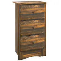 HOMCOM Noptieră cu 2 Sertare în Stil Rustic, Noptieră pentru Dormitor din Lemn, 40x30x74 cm, Maro | Aosom Romania