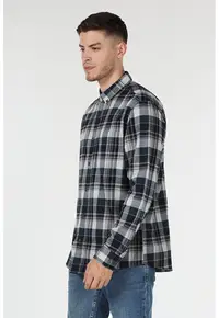 Camasa Cu Maneca Lunga De Barbati Albastru Marin - Ocean Blue