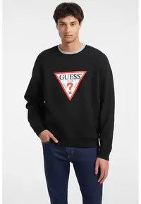 Bluza de trening cu imprimeu logo - Negru/Coral/Alb optic