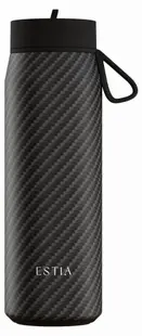 Sticlă termică cu mâner Estia Pulse - Fibra de carbon, 500 ml