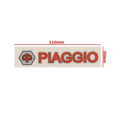 Autocolant Piaggio, culoare portocaliu