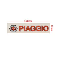 Autocolant Piaggio, culoare portocaliu