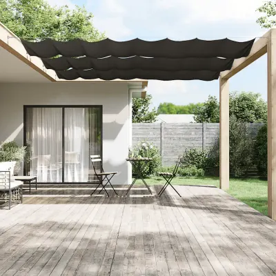 vidaXL Copertină verticală, antracit, 140x800 cm, țesătură Oxford
